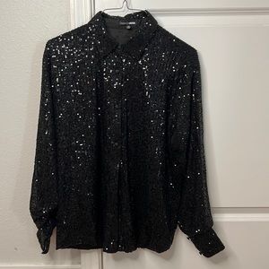 Women’s Sequin button up